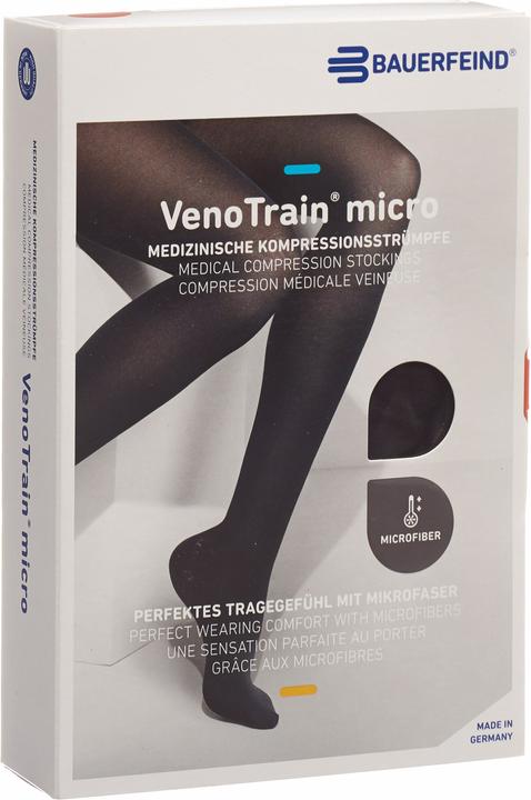 Veno Train MICRO A-TU KKL2 S plus/long geschlossene Fussspitze schwarz (S)