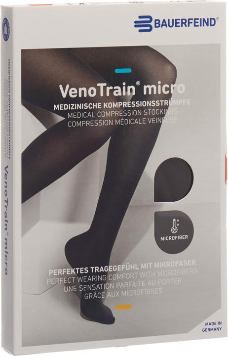 Veno Train MICRO A-G KKL2 S normal/long geschlossene Fussspitze schwarz Haftband Spitze normal (S)