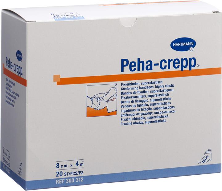 Image du produit IVF Hartmann Kreppbinde 4mx8cm weiss