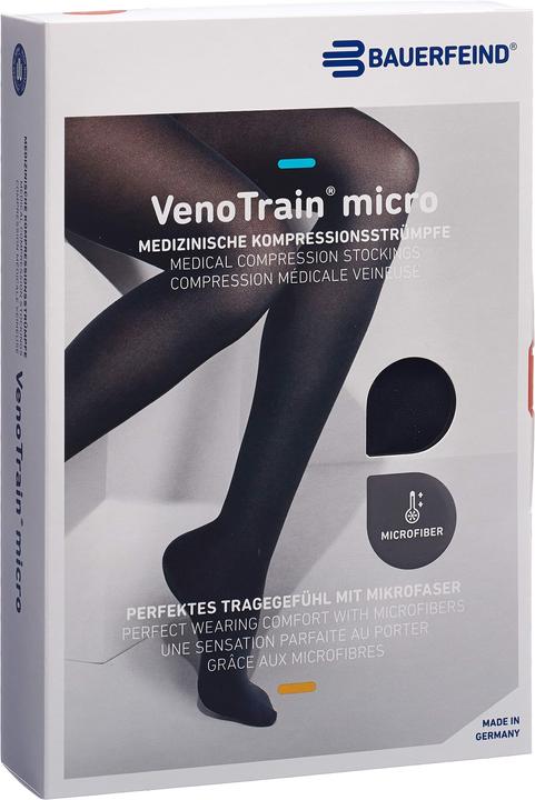 Veno Train MICRO A-TU KKL2 S plus/long offene Fussspitze schwarz (S)