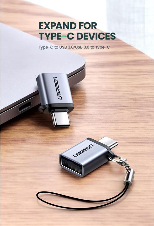 Produktbild Ugreen USB-C 3.1 zu USB-A 3.0 Buchse Adapter (USB Typ C, USB-A)