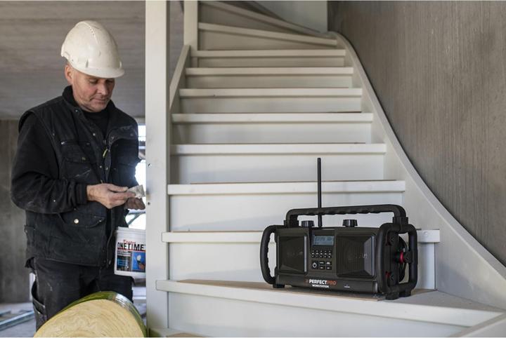 Produktbild PerfectPro Baustellenradio (DAB+, FM, Bluetooth)