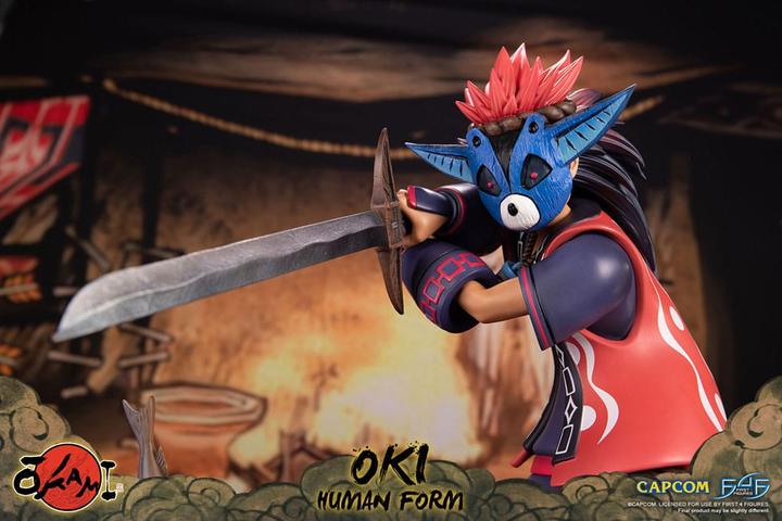 Actual product image First 4 Figures Okami statuette Oki (Human Form) 38 cm