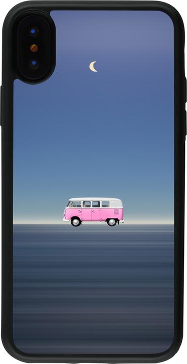 Image du produit PhoneLook Coque Silicone rigide noir Spring 23 pink bus (Apple iPhone XS, Apple iPhone X)