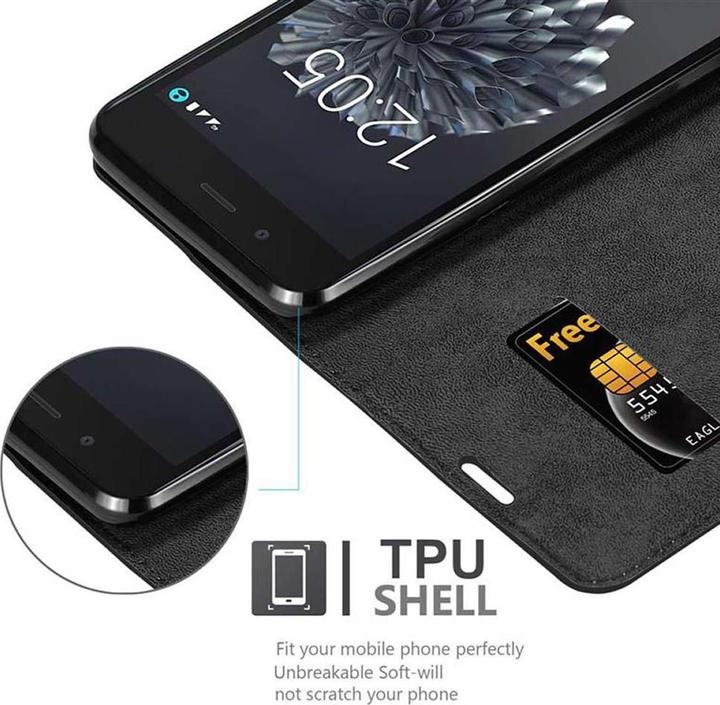 Immagine prodotto Cadorabo Copertina magnetica invisibile del libro (BQ Aquaris X5 Plus)