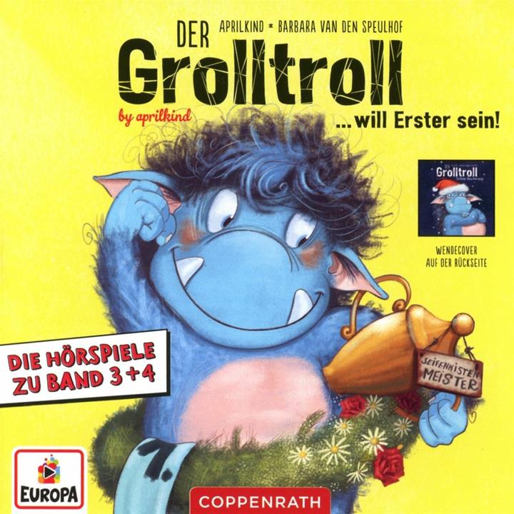 Actual product image Der Grolltroll wants to be first & Der Grolltroll - Schöne Bescherung! (CD) (Barbara van den Speulhof, April Child, Kai Hohage, German)