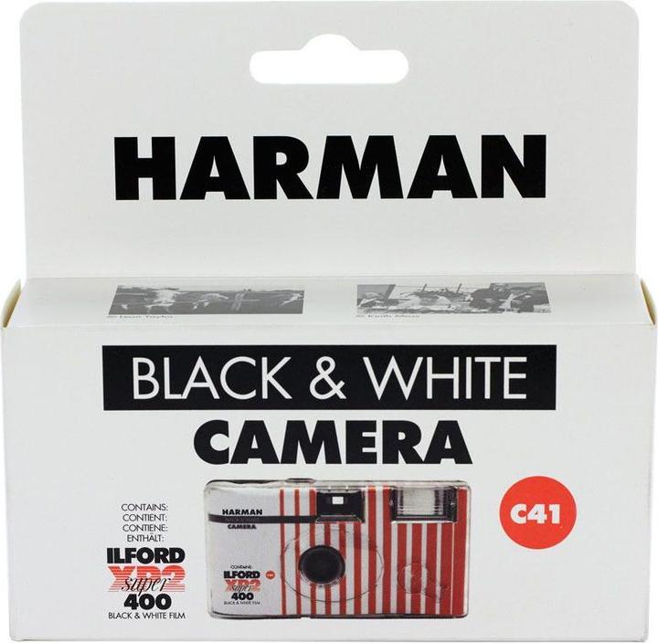 Ilford Harman Single Use Camera XP2 135/24+3 (Black and white)
