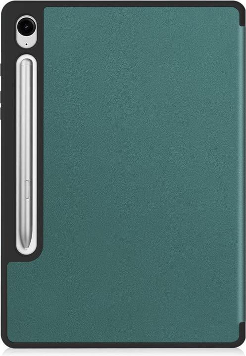 Image du produit Cover-Discount Galaxy Tab S9 / S9 FE - Étui intelligent en silicone vert (Galaxy Tab S9)