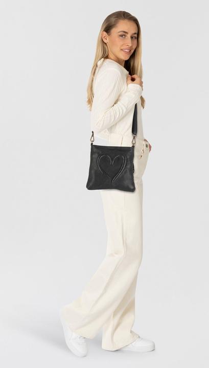Image du produit Taschendieb Herzweg Umhängetasche Leder 24 cm