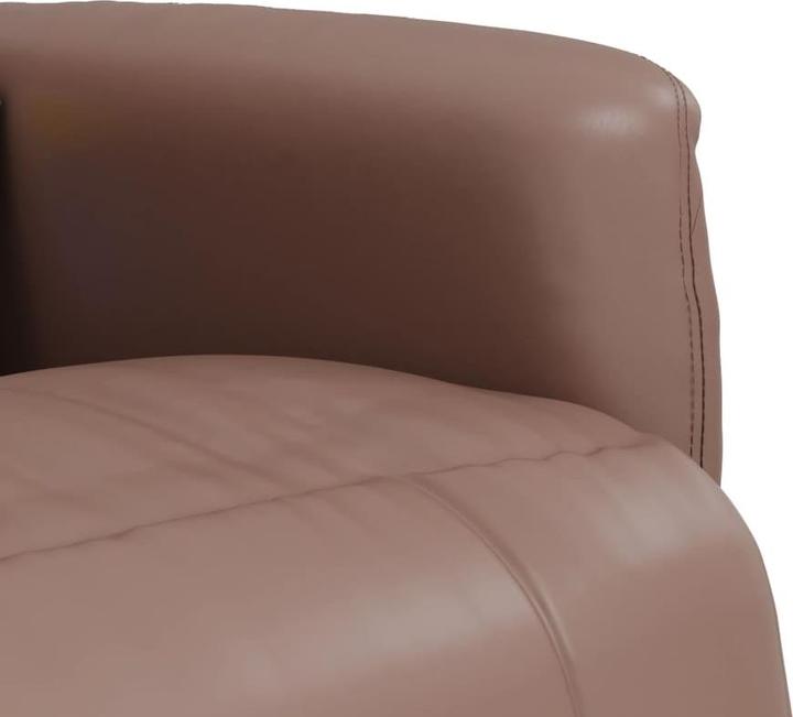 Produktbild VidaXL Massagesessel mit Fussteil Braun Kunstleder,Farbe