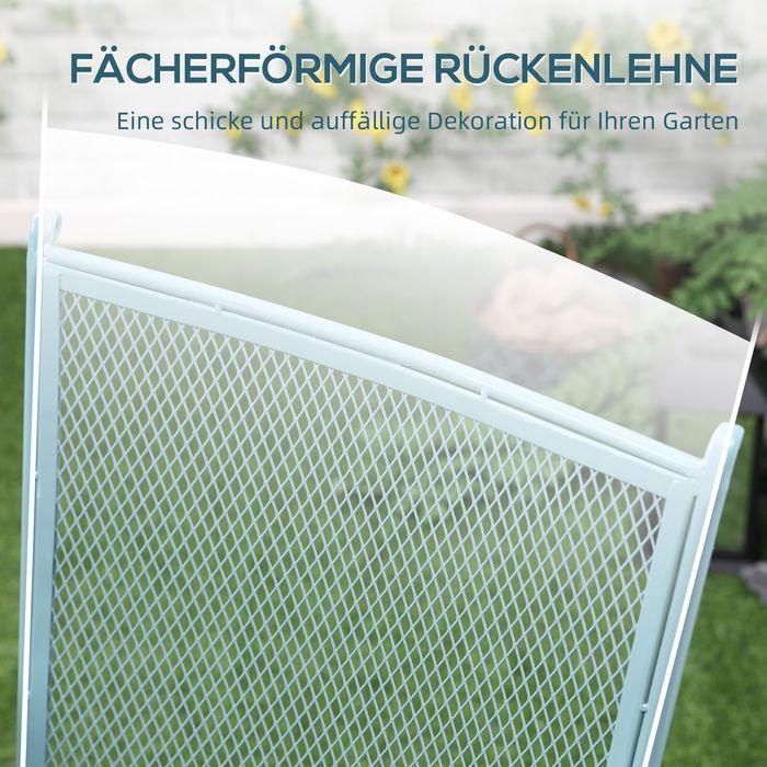 Immagine prodotto Swisshandel24 Set di sedute da giardino per 2 persone set bistrot 1 tavolo + 2 sedie pieghevoli per terrazza (55.50 cm)
