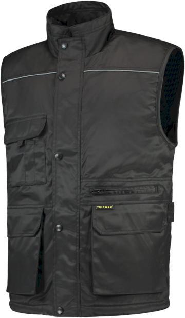 Actual product image Tricorp Bodywarmer industrie - Workwear - 402001 - zwart - Maat L (L)