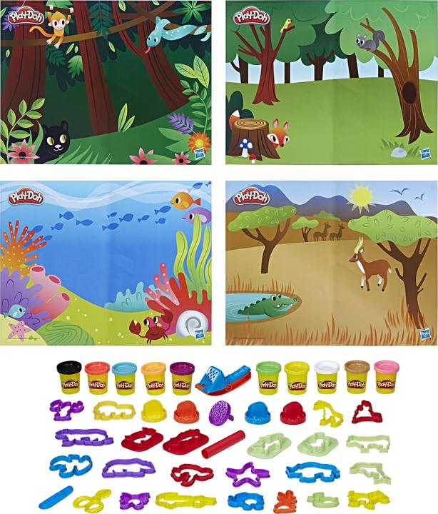 Produktbild Hasbro Kneteimer Tiere