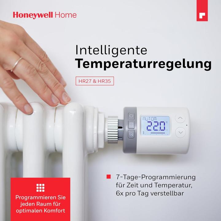 Actual product image Honeywell Home Intelligenter Heizkörperregler Rondostat HR27