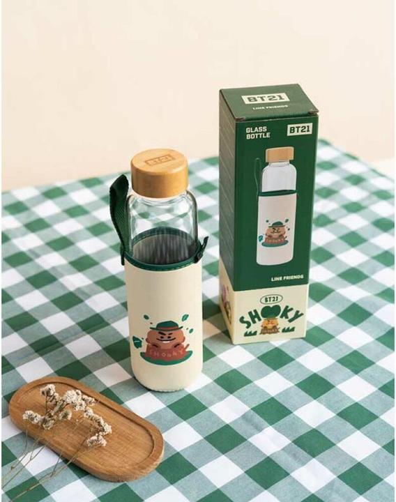 Actual product image BT21 Drinking bottle 500 ml glass (0.50 l)