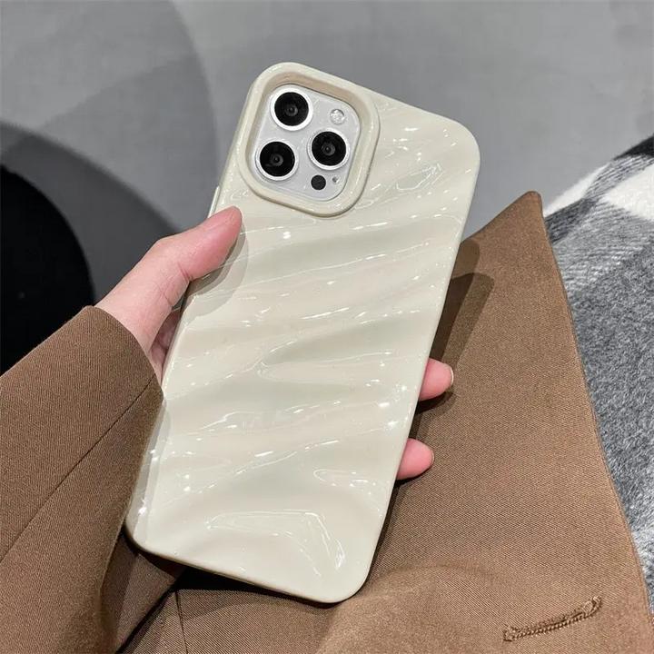 Produktbild PhoneLook Hülle Silikon mit 3D Wellenform matt (Apple iPhone 15)