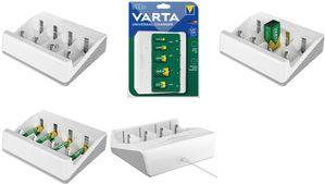 Immagine prodotto Varta Caricabatterie universale (1 pz., D, AAA, AA, C, 9V Block, 1600 mAh, Caricabatterie senza batteria)