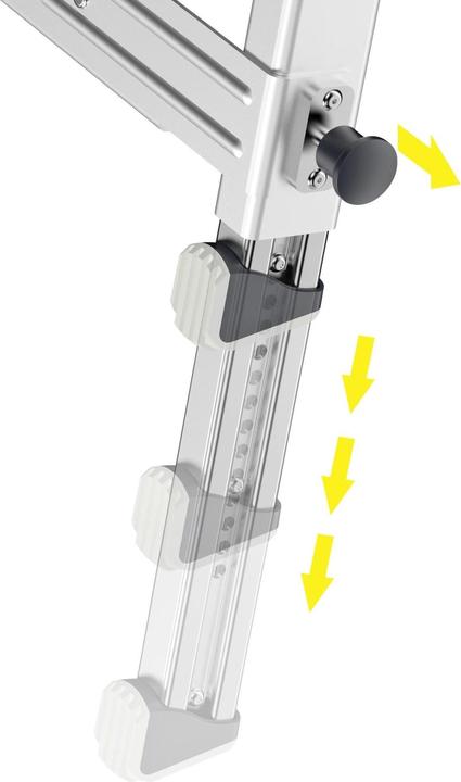 Image du produit Hailo TP1, Palier d'escalier, La solution innovante et sûre pour rénover et décorer votre cage d'escalier (Plate-forme de travail, 93 cm)