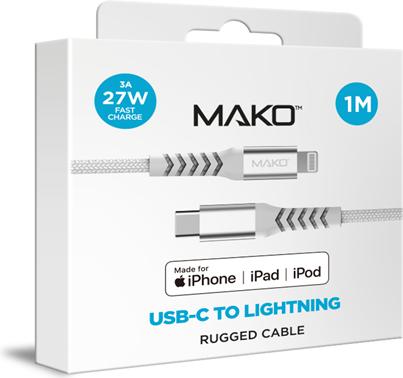 Produktbild Mako USB C — Lightning (1 m, USB 3.2 Gen 1, 27 W)