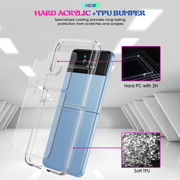 Image du produit PhoneLook Coque Gel transparent Silicone Super Clear flexible (Samsung Galaxy Z Flip4)
