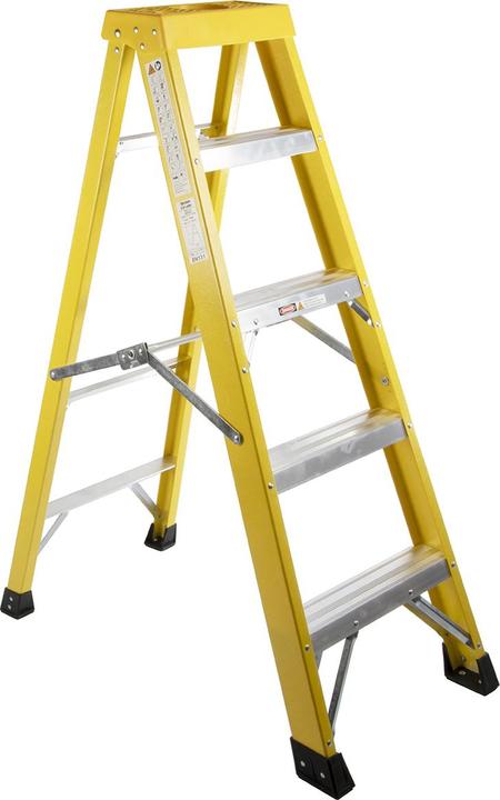 Rs Pro Klapp-Stehleiter 5 Sprossen Glasfaser (Stehleiter, 133 cm)