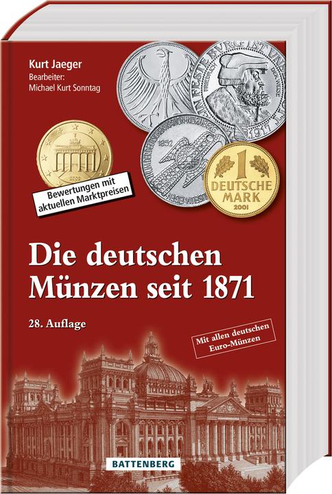 Produktbild Die deutschen Münzen seit 1871 (Deutsch, Michael Kurt Sonntag, Kurt Jaeger, 2023)