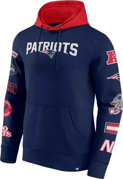 Fanatics New England Patriots NFL Sleeve Prints Hoody - L (L)