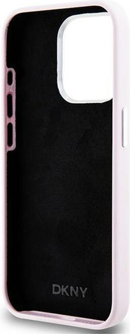 Produktbild DKNY DKHMP14LSMCHLP iPhone 14 Pro 6.1" różowy/pink hardcase Liquid Silicone Small Metal Logo MagSafe (Apple iPhone 14 Pro)