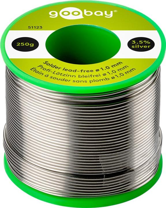 Goobay Professioneel loodvrij soldeer, ø 1.0 mm, 250 g (Soldeer)