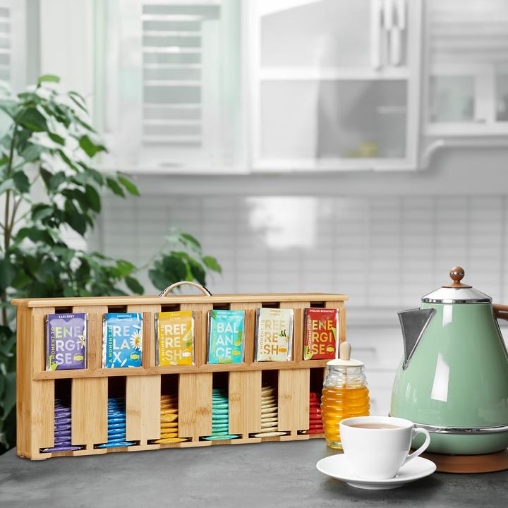 Actual product image Relaxdays Teebeutelspender