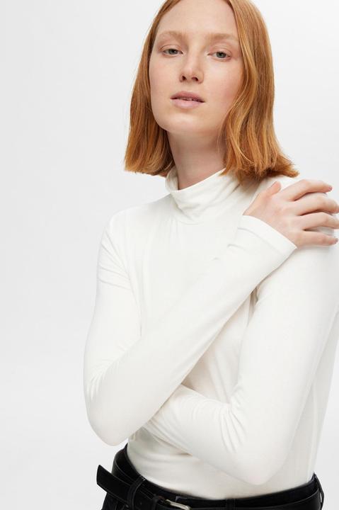 Image du produit Selected Femme Basic Haut à col haut avec manches longues (XXL)