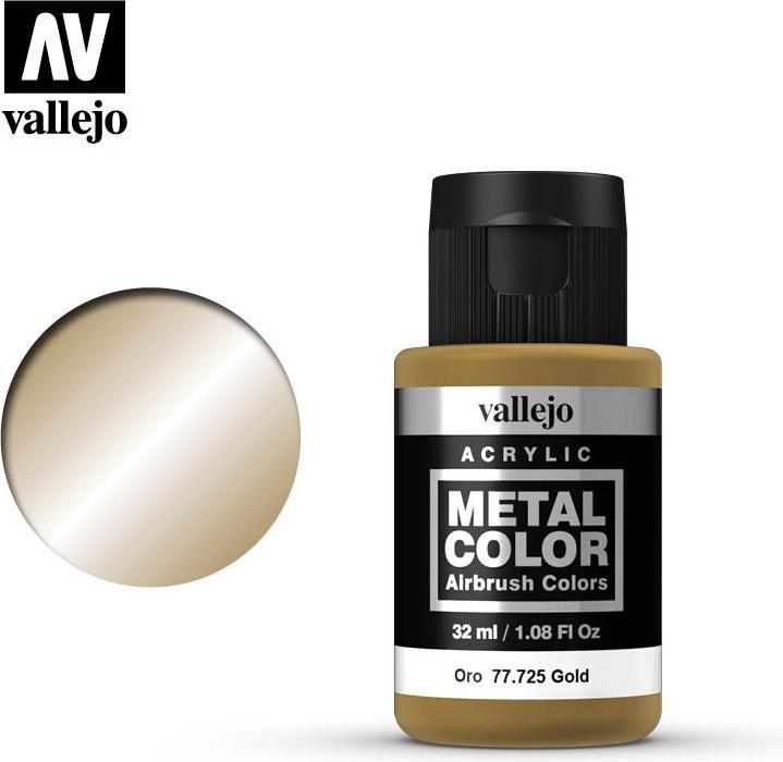 Produktbild Vallejo Air Metal Color - Gold (77.725) (Gold, 32 ml)