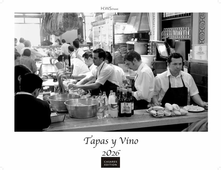 Actual product image Tapas y Vino 2026 L 42x55 cm (German)