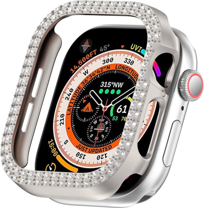 Image du produit Cover-Discount Apple Watch 10 - 42mm - Etui de protection en strass scintillant