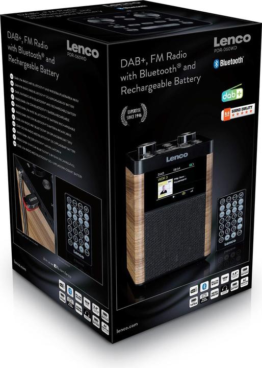 Actual product image Lenco PDR-060WD (FM, DAB+, Bluetooth)