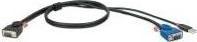 Actual product image Lindy KVM System Cable KVM Switch Combo Series USB 1m. HD15M - HD15M+USB-AM, 3m