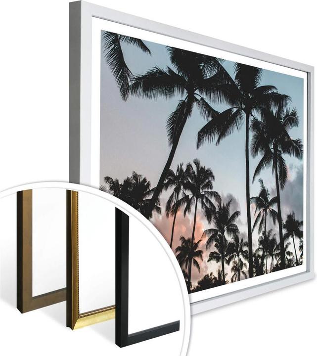 Produktbild Trenddeko Sunset and Palms (60 x 50 cm)