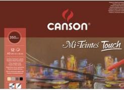 Actual product image Canson Drawing paper pad "Mi-Teintes Touch", 297 x 420 mm
