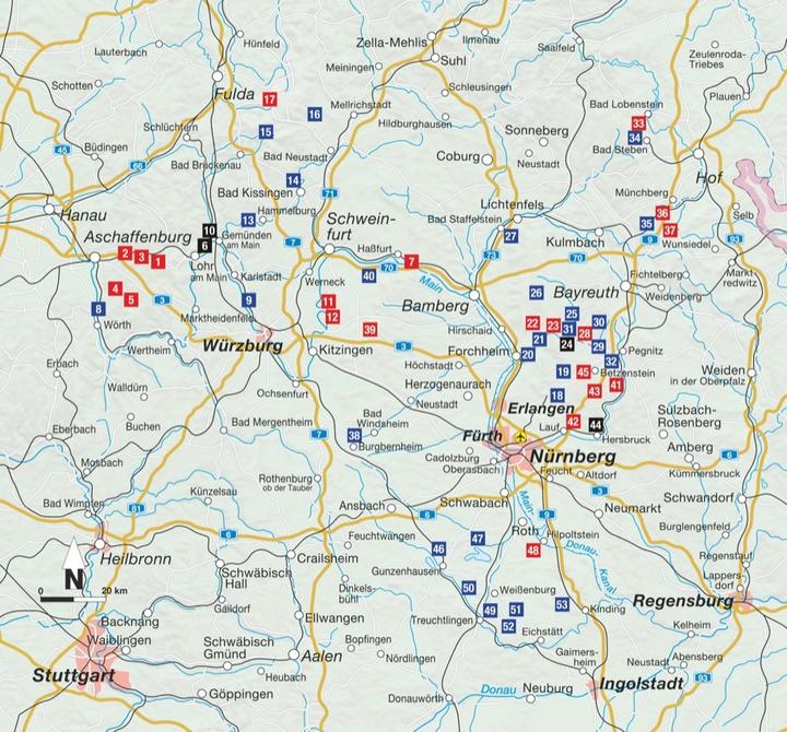 Nährwerte und Zutaten Das Wanderbuch Franken (Deutsch, Tassilo Wengel, Lisa Bahnmüller, Wilfried Bahnmüller, 2020)