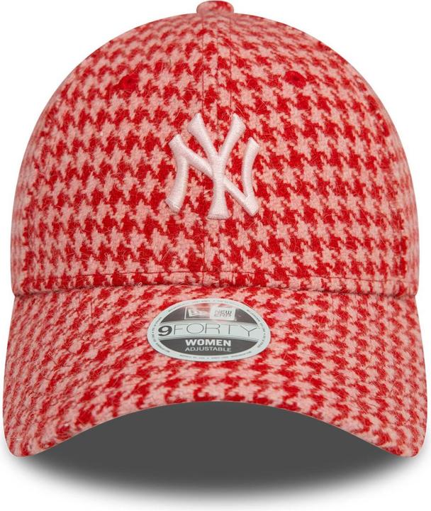 Image du produit New Era 9Forty Femme Cap - HOUNDSTOOTH NY Yankees rouge