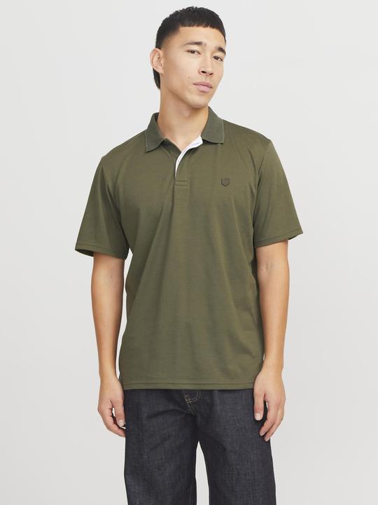 Image du produit Jack & Jones Einfarbig Hemdkragen Poloshirt Poloshirt (S)