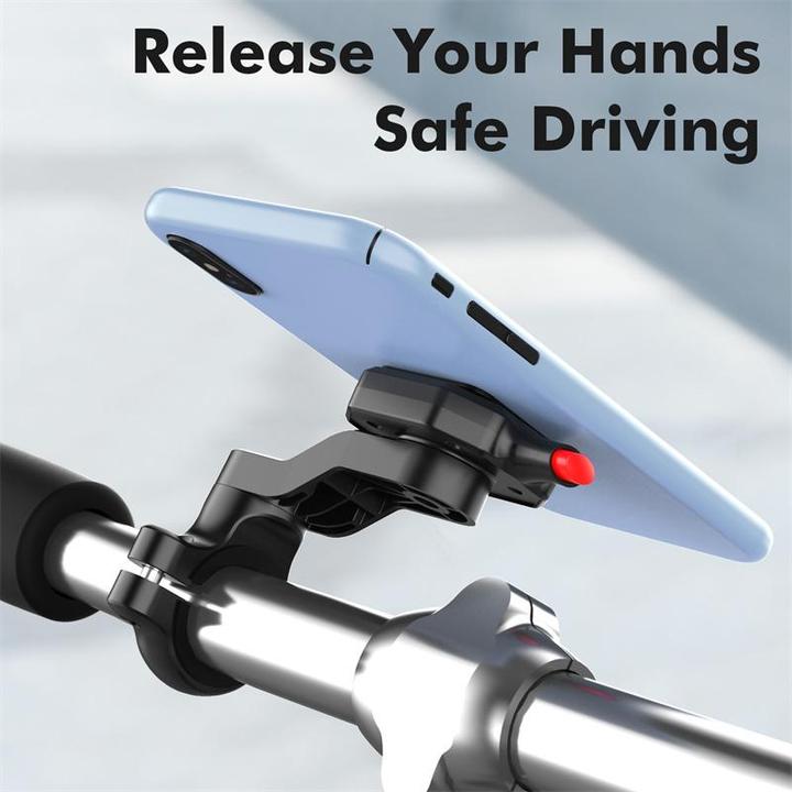 Actual product image PhoneLook Quick Lock smartphone holder for bike and motorbike with quick release function