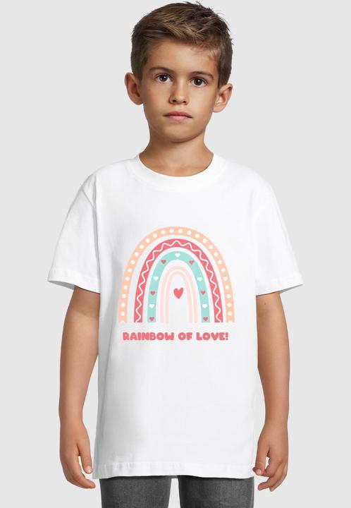 Immagine prodotto Merchcode Kids Rainbow of Love - Basic Tee - 185139 (146)
