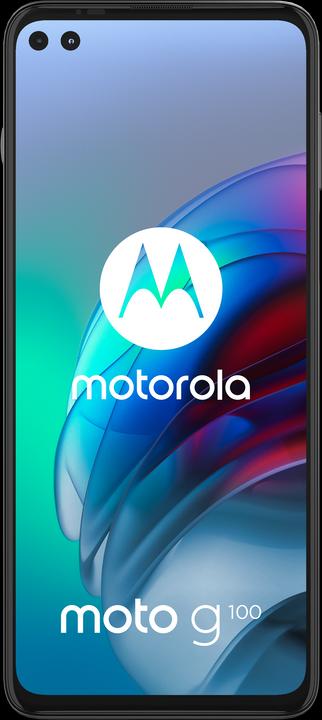 Produktbild Motorola Moto G100 (128 GB, Iridescent Sky, 6.70", Hybrid Dual SIM, 64 Mpx, 5G)