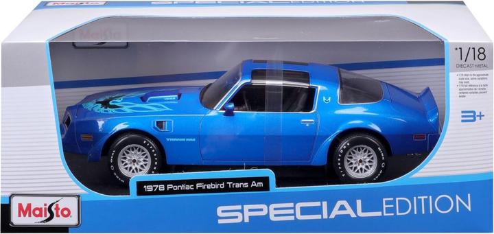 Image du produit Maisto Pontiac Firebird Trans Am 1978 1/18 bleu