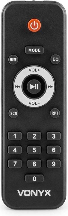 Immagine prodotto Eminence met Bluetooth - Vonyx VSA500BP - 800 Watt - Partybox - 2 microfoni draadloze - 1 microfono heaset (Attivo)