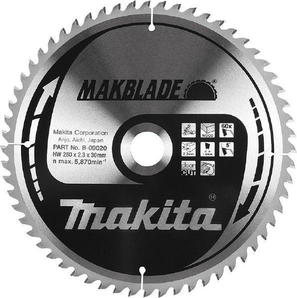 Makita Pjovimo diskas medienai 260x30mm 24Z