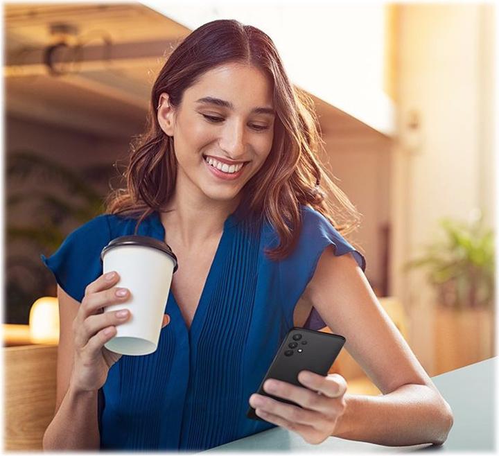 Actual product image Samsung Galaxy A32 EE Enterprise Edition (128 GB, Black, 6.40", Dual SIM, 64 Mpx, 4G)