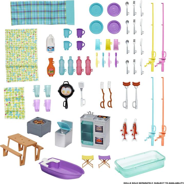 Image du produit Barbie Camping-Car de Rêve 3-en-1 - Véhicule pour Poupée Mannequin - 3 ans et +