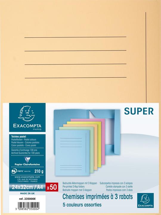 Produktbild Exacompta Sammelmappen - Aktendeckel (A4, 1 x)